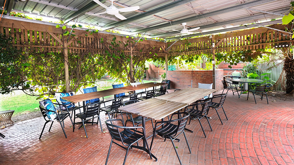 Undercover BBQ Area